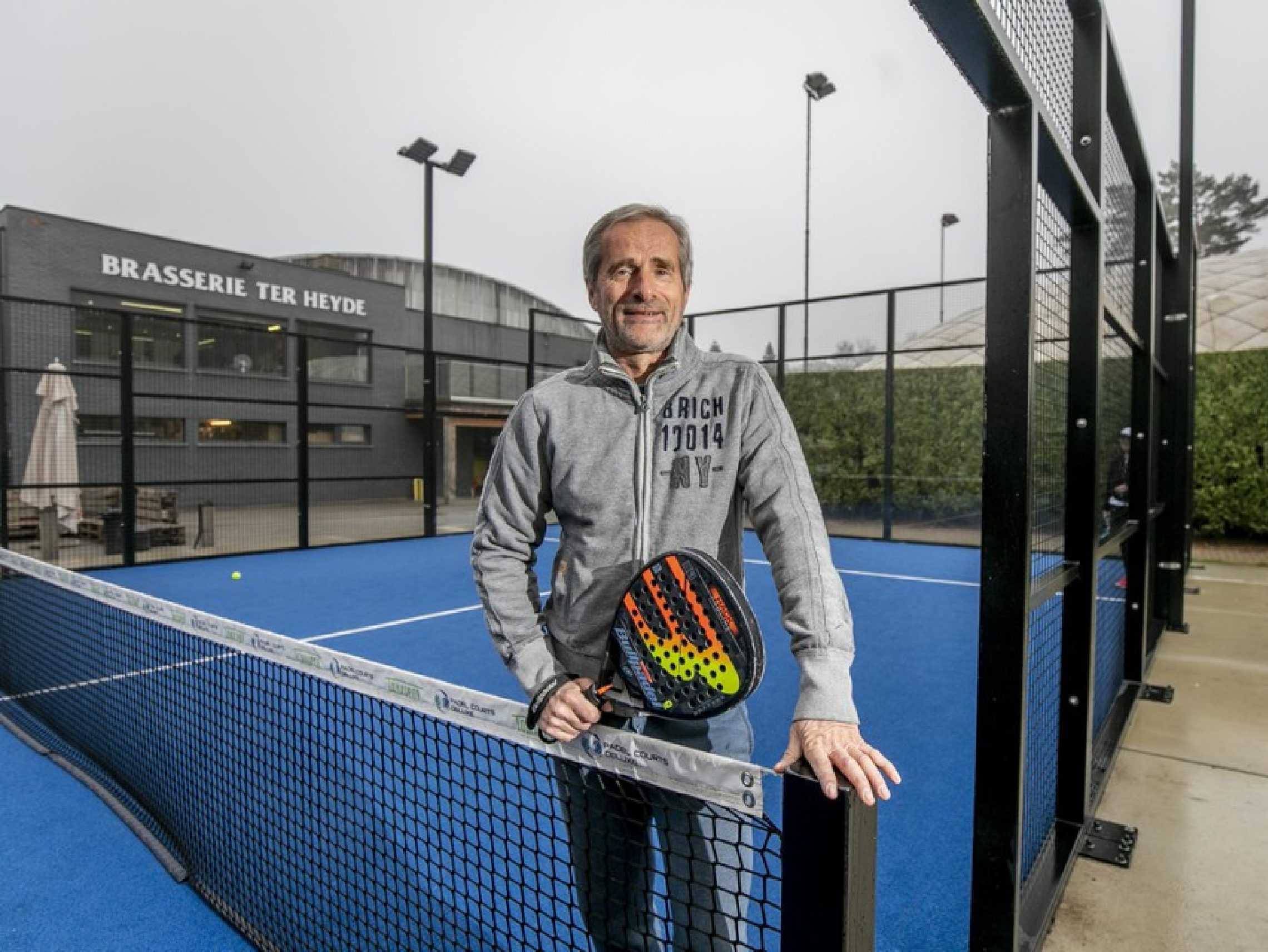 Christian Dolfyn, eigenaar van Herentalse Tennisclub en Padelclub Ter Heyde